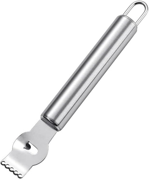 Stainless Steel Lemon Zester Grater with Channel knife Citrus Orange Peeling Tool Fruit Peelers...