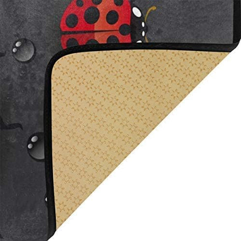 Kitchen Rugs Ladybug Rain Design Non-Slip Soft Kitchen Mats Bath Rug Runner Doormats Carpet for Home Decor, 39" X 20"...