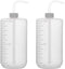 stonylab Chemical Wash Bottle, 2-Pack Plastic Safety Lab Squeeze Wash Bottle, LDPE with Narrow Mouth, 1000 ml / 2 Bottle...