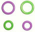 Clover Soft Stitch Ring Markers, Multicoloured, 5" Height, 2.6" Length, 0.2" Width...