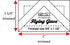 Bloc Loc Flying Geese Quilting Ruler 3/4” x 1-1/2” Finished, 1-1/4” x 2” Trimmed Size for Quilters...