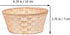 Wooden Berry Baskets 3pcs Mini Woven Basket Round Bread Baskets Fruit Serving Basket Bamboo Storage Organizer Lightweight Food Baskets Candy Gift ...