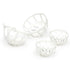 Home Basics Round Plastic White Laundry Bra Ball for Machine Washing Delicates 2 Interlocking Balls | Lock Closure for Secure Fit | Protects Delic...