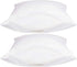 4 Pack Deluxe Zippered Vinyl Pillow Covers - Waterproof Protectors for Longer Lasting Pillows. Standard Size 20"x29". Ideal for Home, Hotel and Ho...