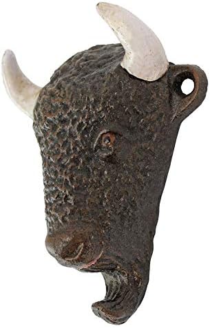 Design Toscano The Great Plains Buffalo Cast Iron Bottle Opener: Set of Two...