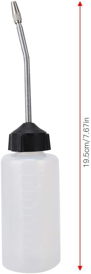 HEEPDD 5Pcs Sewing Machine Oil Dispenser, 120mL Precision Oil Bottle with Lengthened Nut Tip for Lubricating Sewing Machines Small Mechanics...
