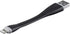 Monoprice Short Length Apple MFi Certified Lightning to USB Charge & Sync Cable - 0.4 Feet (4.25in) Black Compatible With iPhone X 8 8 Plus 7 7 Pl...