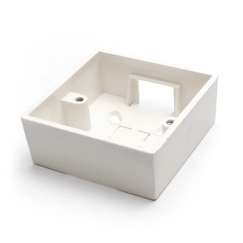 Fielect 86 Type Wall Switch Box Deep Case Recessed Mount Backbox Protection Cover Waterproof Dustproof PVC Wall Switch socket Box 3.35"×3.35"×1.57...