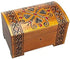 Four Hearts Handmade Wooden Box Polish Jewelry Keepsake Treasure Chest Classic Design...