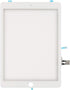 for White iPad 6 6th Gen 2018 (A1893 A1954) Touch Screen Digitizer Replacement Front Glass Assembly -Includes Camera Holder+PreInstalled Adhesive ...