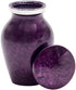 Purple Mist Keepsake Cremation Urn for Ashes, Aluminum, Purple Urn, Keepsake Sized Cremation Urn, 3 Inches High...