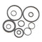 MIII886 O-Ring Repair Kits for Hardwood Floor Nailer O-Ring Kit MIII, MIIIFS, MIII FN...