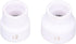 2Pcs TIG Welding Cup Welding Torch Cup Ceramic Nozzle Accessory Kit for WP9/17/18/20/25/26 (White)...