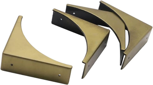 Metal Corner Guards for Furniture, Haowei 4 Pcs Decorative Safety Angle Guard Edge Cover for Furniture - Multifunctional Hardware Accessories...