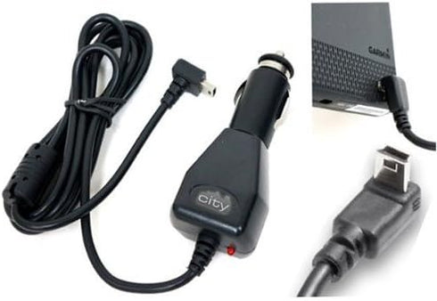ChargerCity XT-Long 6FT Vehicle Power Cable Car Charger for Garmin Nuvi Drive DriveSmart DriveAssist DriveTruck Fleet dezl 50 51 52 55 60 61 65 70...