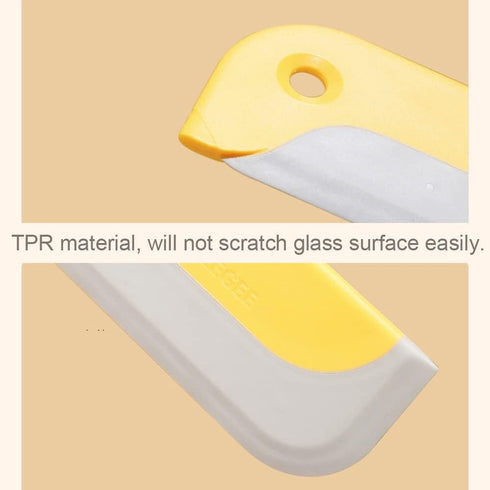2 Pack Mini Squeegee, Small Kitchen Countertop Squeegee, Soft Glass Cleaner for Home Tabletop, Bathroom Mirror, Car Window Cleaning Squeegee All-P...