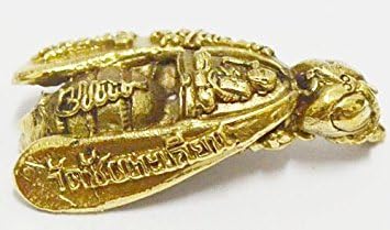 WitnyStore Tiny 1½" Buddhist Wasp Powerful of Millionaire Wealthy and Rich Prosperous Symbol Traditional Thai Belief Amulet Miniature Collectible ...