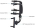 LAX Gadgets Window Phone Mount for Car, Car Phone Holder Mount with Flexible Gooseneck, Cell Phone Holder Car with Suction Cup for Windshield or D...