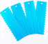 Cake Scraper Set of 9 Packs Cake Scraper Cake Decorating Comb Icing Smoother for cake decorating Plastic baking scraper Decorating Cake Edge Kitch...