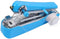 Blue Handheld Sewing Machine, Portable Mini Manual Sewing Machine Handy Needlework Tool Mini Sewer Machine Hand Stitcher Sewing Machine, Quilting ...