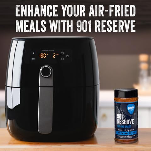 Memphis Marinades, 10.4 oz 901 Reserve Rub & Shake BBQ Seasoning & Flavor Enhancer for Chicken, Beef and Pork, Air Fryer Marinade Mix,...