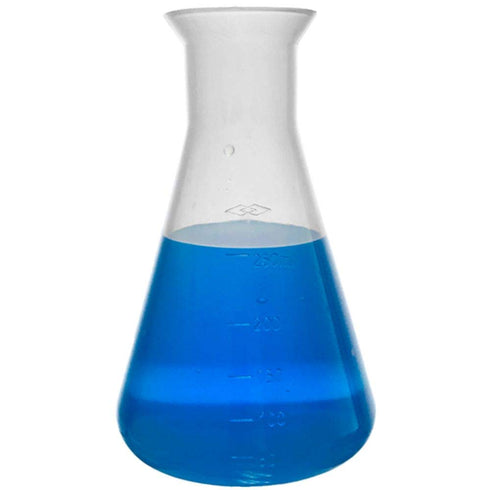 Plastic Erlenmeyer Flask Set - 3 Sizes - 50, 250, and 500ml, Karter Scientific 230C9...