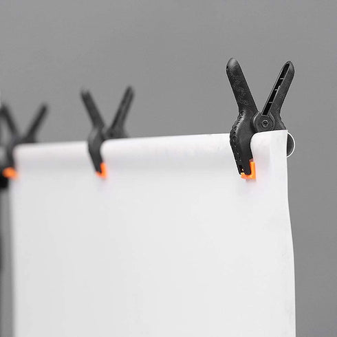 WAENLIR 16-Piece 3.5 inch Nylon Spring Clamp Set Plastics Clips for backdrop, Wood Working, Photography, Craft, Art DIY...