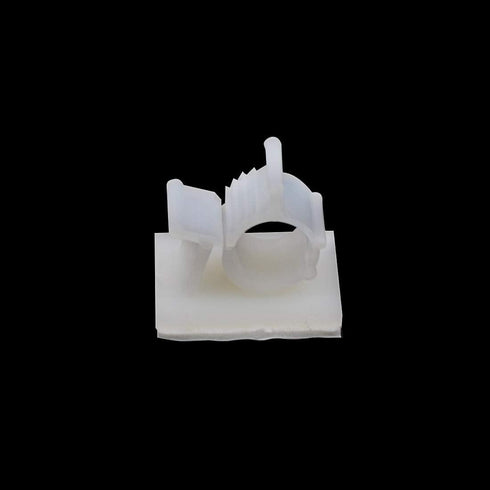 25PCS White Adhesive Backed Nylon Wire Adjustable Cable Clips Clamps...