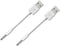 Amicable USB Date Cable Replacement for iPod Shuffle Charger Cable,(2-Pack) 3.5mm Jack/Plug to USB Power Charger Sync Data Transfer Cable for iPod...