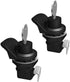 2PCS Push Button Lock Glove Box Latch,Golf cart Glove Box Lock Boat Glove Box Plastic Push to Close Latch for Motorcycle Glovebox Lock&Marine Boat...