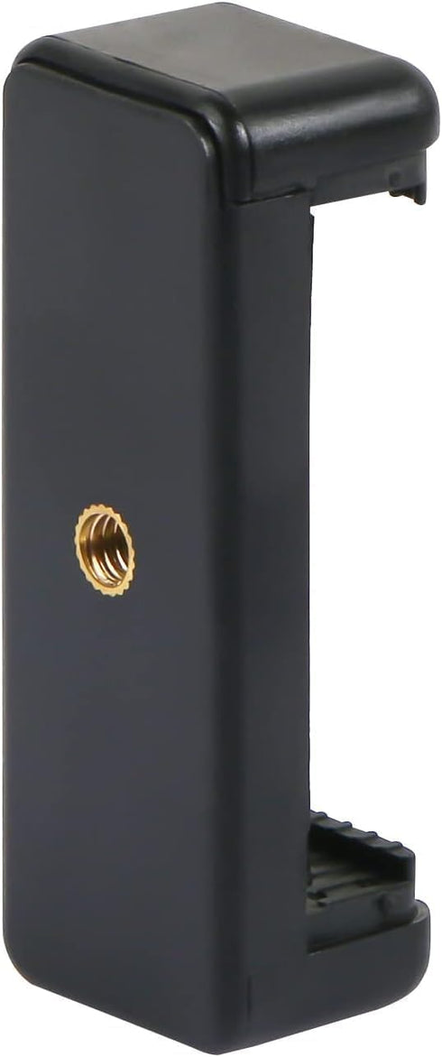 Acuvar Universal Cell Phone Tripod Mount Adapter, Phone Holder Clip Connector Head Used for Monopod Selfie Stick Travel Mini Flexible Tripod and M...