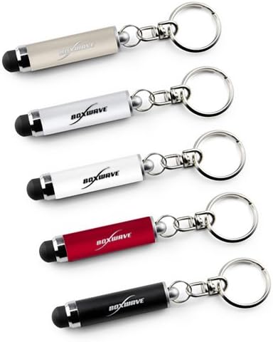 BoxWave Stylus Pen Compatible with iPad (1st Gen 2010) - Bullet Capacitive Stylus, Mini Stylus Pen with Keyring Loop for iPad (1st Gen 2010), Appl...