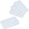 AKOAK Clear Polypropylene Rectangle Mini Storage Containers Box with Hinged Lid for Card,Accessories,Crafts,Learning Supplies,Screws,Drills,Batter...