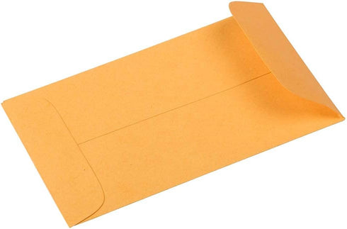 JAM PAPER #3 Coin Envelope - 2 1/2 x 4 1/4 - Brown Kraft Manila - 100/pack...