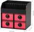 KAFUN 1pcs Desktop Storage Organization for Office Supplies,Desk Organizer with 4 Drawers,Makeup Organizer Countertop,Bathroom Makeup Organizer, C...