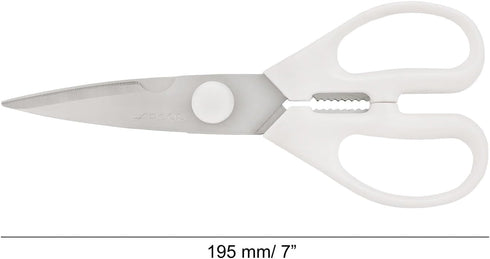 ARCOS Kitchen Take Apart Scissors 8 Inch Nitrum Stainless Steel and 195 mm blade. 154 gr. Ergonomic Polyoxymethylene POM Handle. Series Prochef. S...