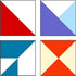 Bloc Loc Half Square Triangle Multiple-Sized Quilting Ruler 1-1/2" with Grid Lines Tools for Quilters...