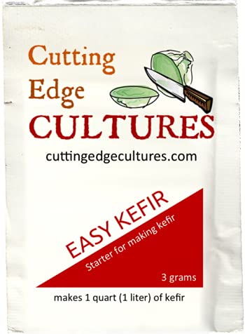 Cutting Edge Cultures Easy Kefir Starter Culture, 4 Pack, 20g...