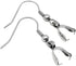 50PCS Stainless Steel Pendant Clasp Earring Hooks Ear Wire Buckle Fish Hooks for DIY Jewelry Making...