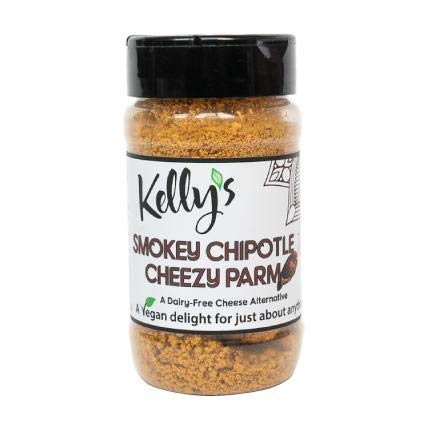 Kelly's Gourmet Smokey Chipotle Parmesan, 1-Pack, Cashew Based Cheese...