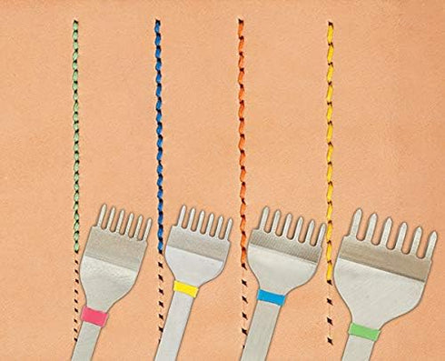 Weaver Leather Supply Diamond Stitching Chisel Set, 3mm, stainless steel for Leather Craft DIY...