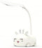 Cute Deer Lamp USB Rechargeable Reading Light,LED Desk Lamp for Kids, Portable LED Table Light, Flexible Gooseneck Eye-Care Cartoons Small Desk La...