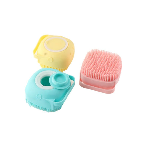 3Pcs Pet Bath Brush Durable Soft Silicone Pet Hair Comb Multicolor Cat Dog Grooming Tools Pet Supplies...