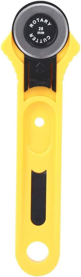 Rotary Cutter with Blade Handheld Rotary Roller Cutter Sewing Craft Cutting Tool Cloth Sewing Cutter Craft Supplies for Crafting Sewing Quilting P...