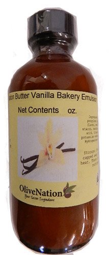 OliveNation Butter Vanilla Baking Emulsion, Water Soluble Flavoring, Kosher, Gluten Free, Vegan - 8 ounces...