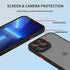Black iPhone 13 Pro Case - Anti-Fall, Waterproof, and Four Corner Shockproof iPhone 13Pro Case Protective/Thin Cover iPhone 13 Pro Made from PC & ...