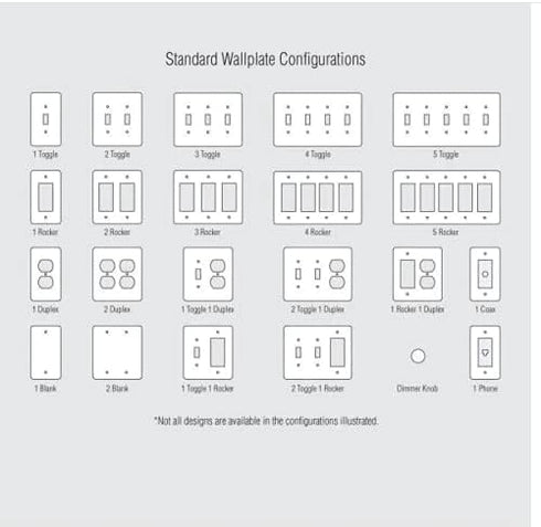 Hallcrest 3 Gang Rocker Metal Wall Plate...