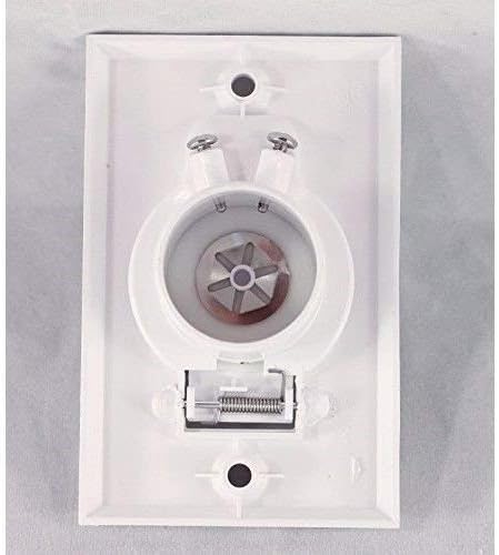 Pokin (2) Central Vacuum White Inlet Valves for Beam Central Vac - White Round Door...