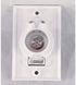 Pokin (2) Central Vacuum White Inlet Valves for Beam Central Vac - White Round Door...