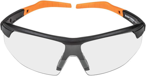 Klein Tools 60159 Safety Glasses, PPE Protective Eyewear with Semi Frame, Scratch Resistant and Anti-Fog, Clear Lens...